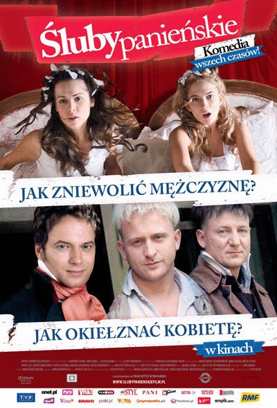 L'affiche originale du film Śluby panieńskie en polonais