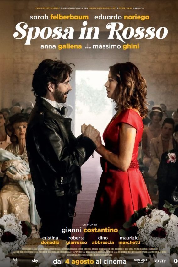 L'affiche originale du film The Bride in Red en italien