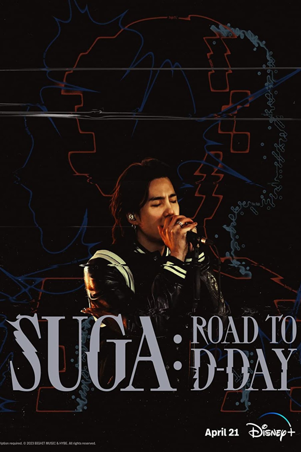 Korean poster of the movie SUGA: Road to D-DAY