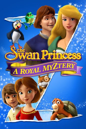 L'affiche du film La princesse des cygnes: un myztère royal
