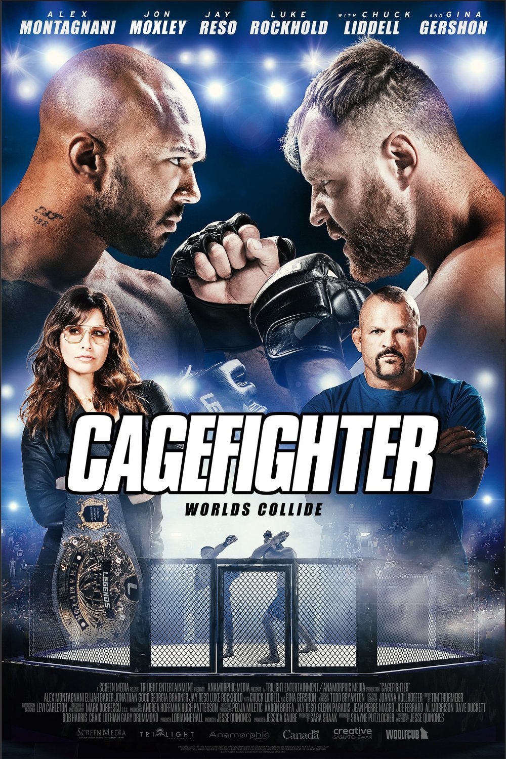 L'affiche du film Cagefighter: Worlds Collide