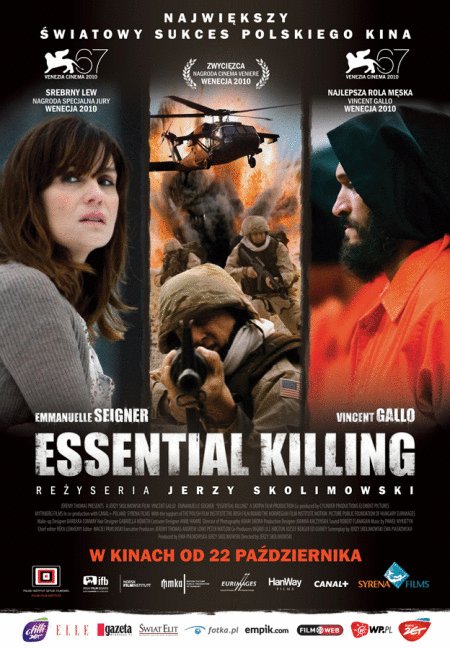 L'affiche originale du film Essential Killing en anglais