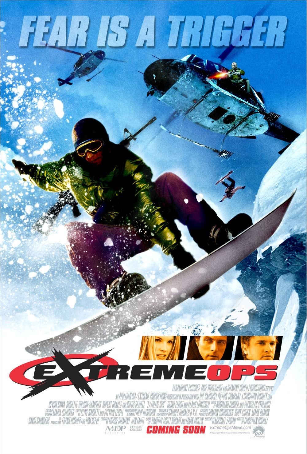 L'affiche du film Jeux Extrêmes