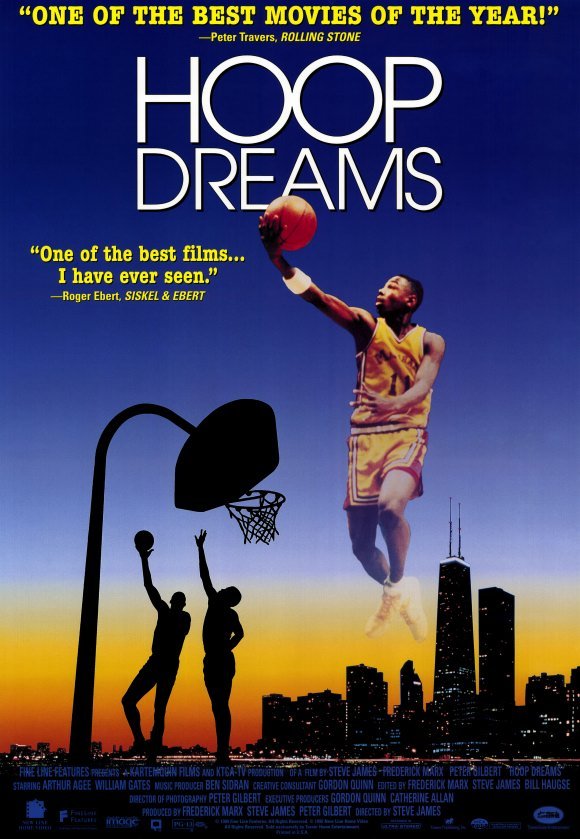 L'affiche du film Hoop Dreams