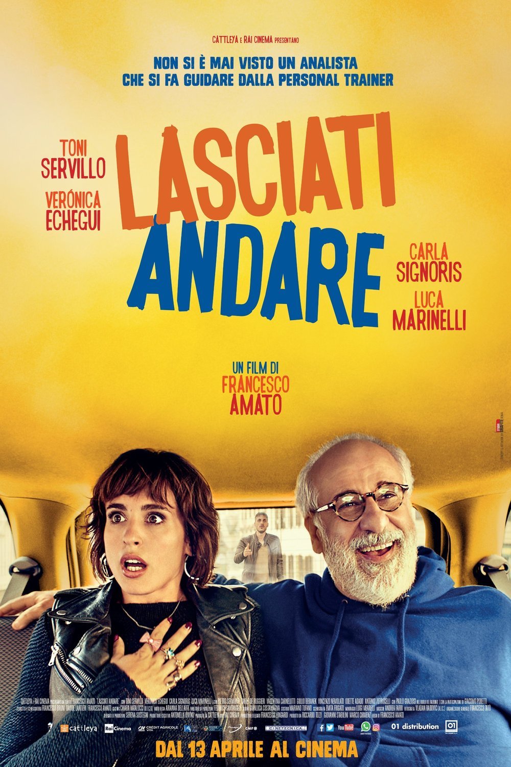 L'affiche originale du film Lasciati andare en italien
