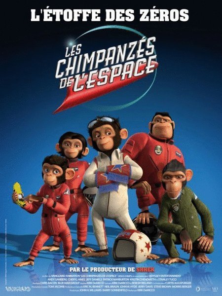 L'affiche du film Les Chimpanzés de l'espace