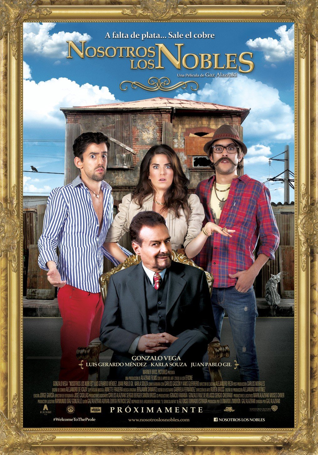 Spanish poster of the movie Nosotros los Nobles