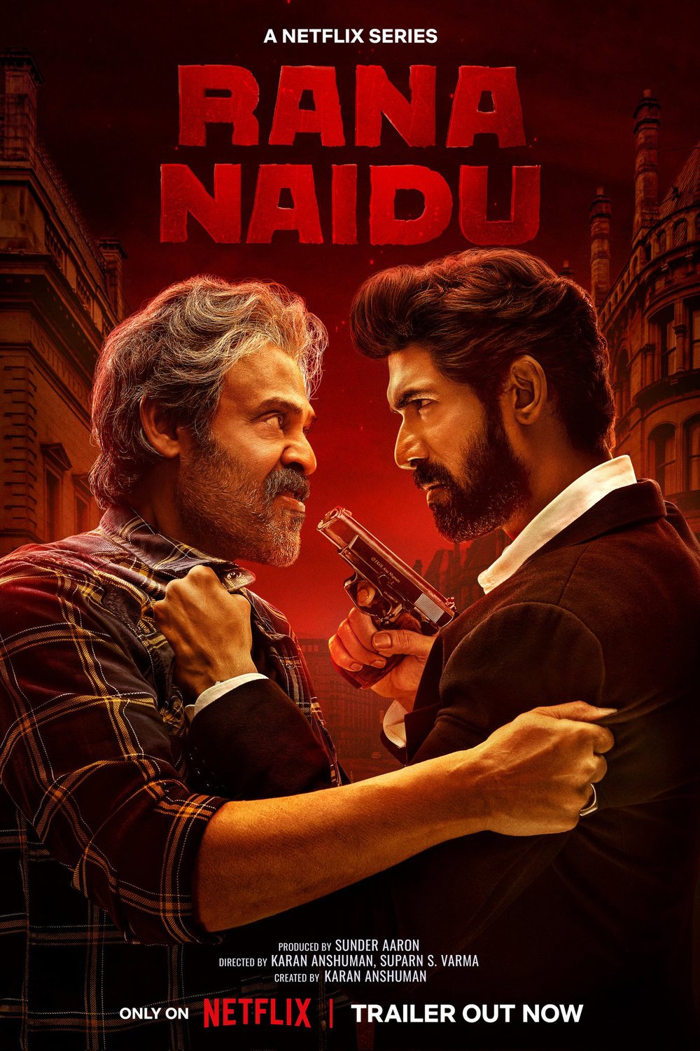 L'affiche originale du film Rana Naidu en Hindi
