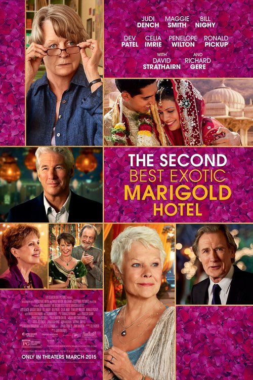 L'affiche du film The Second Best Exotic Marigold Hotel