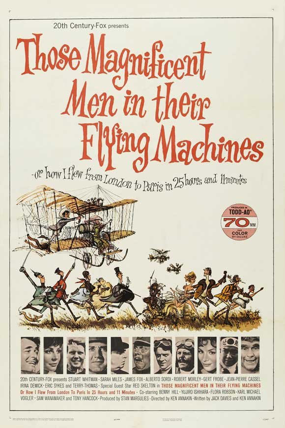 L'affiche du film Those Magnificent Men in Their Flying Machines
