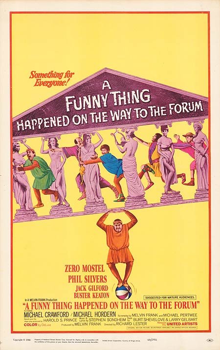 L'affiche du film A Funny Thing Happened on the Way to the Forum