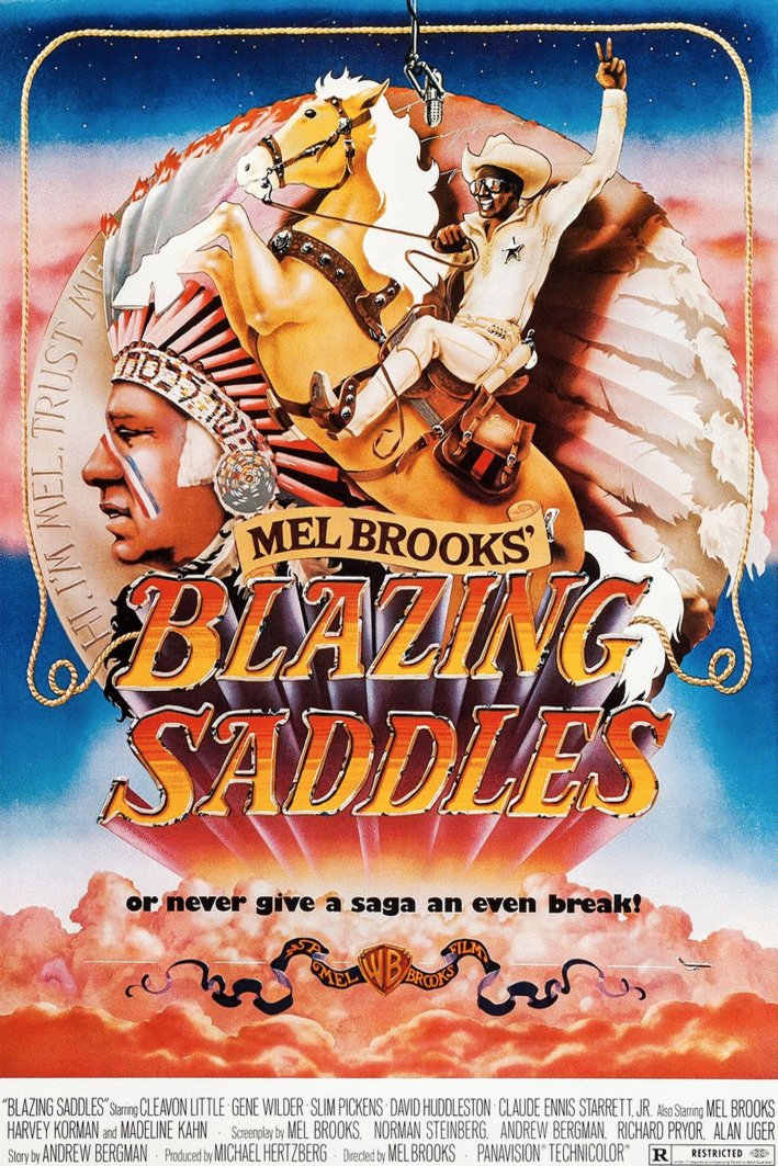 L'affiche du film Blazing Saddles