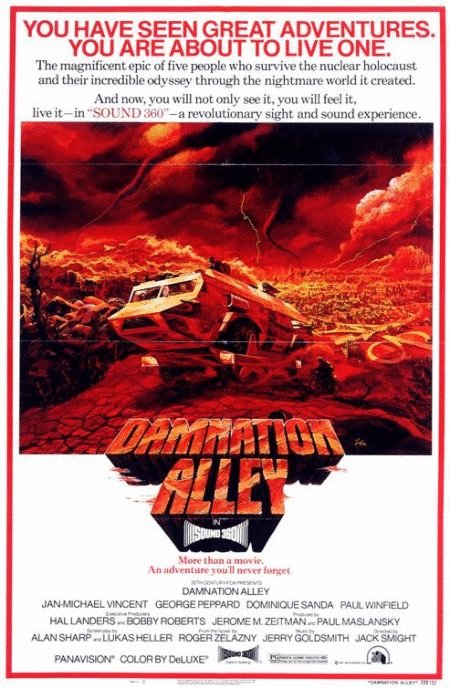 L'affiche du film Damnation Alley