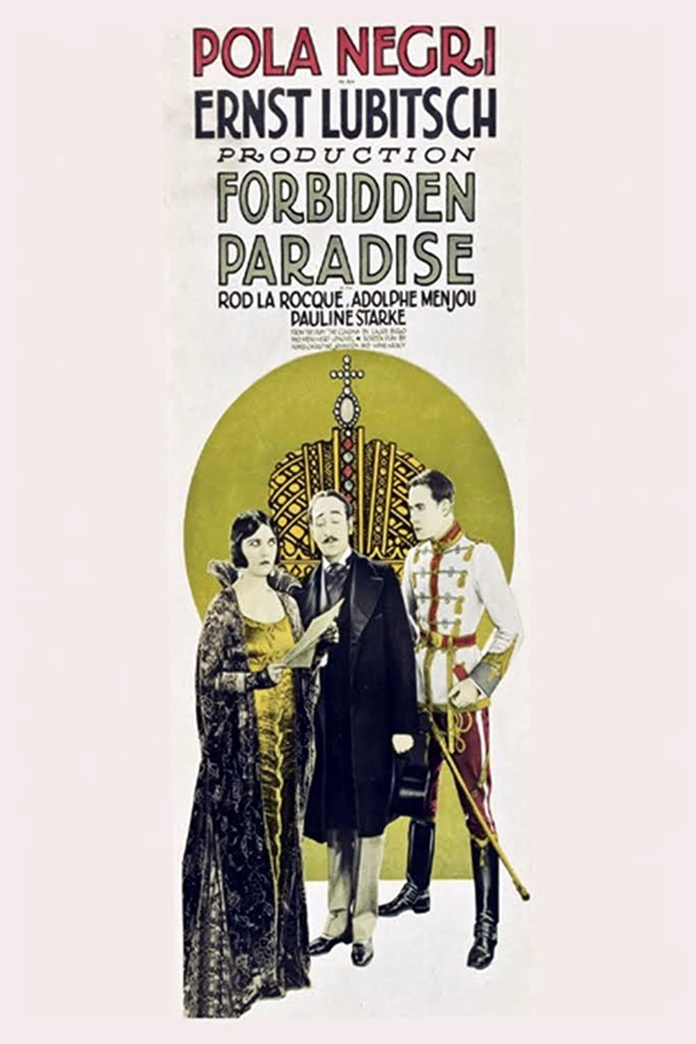 L'affiche du film Forbidden Paradise