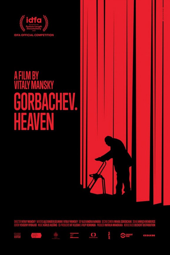 Russian poster of the movie Gorbachev. Heaven