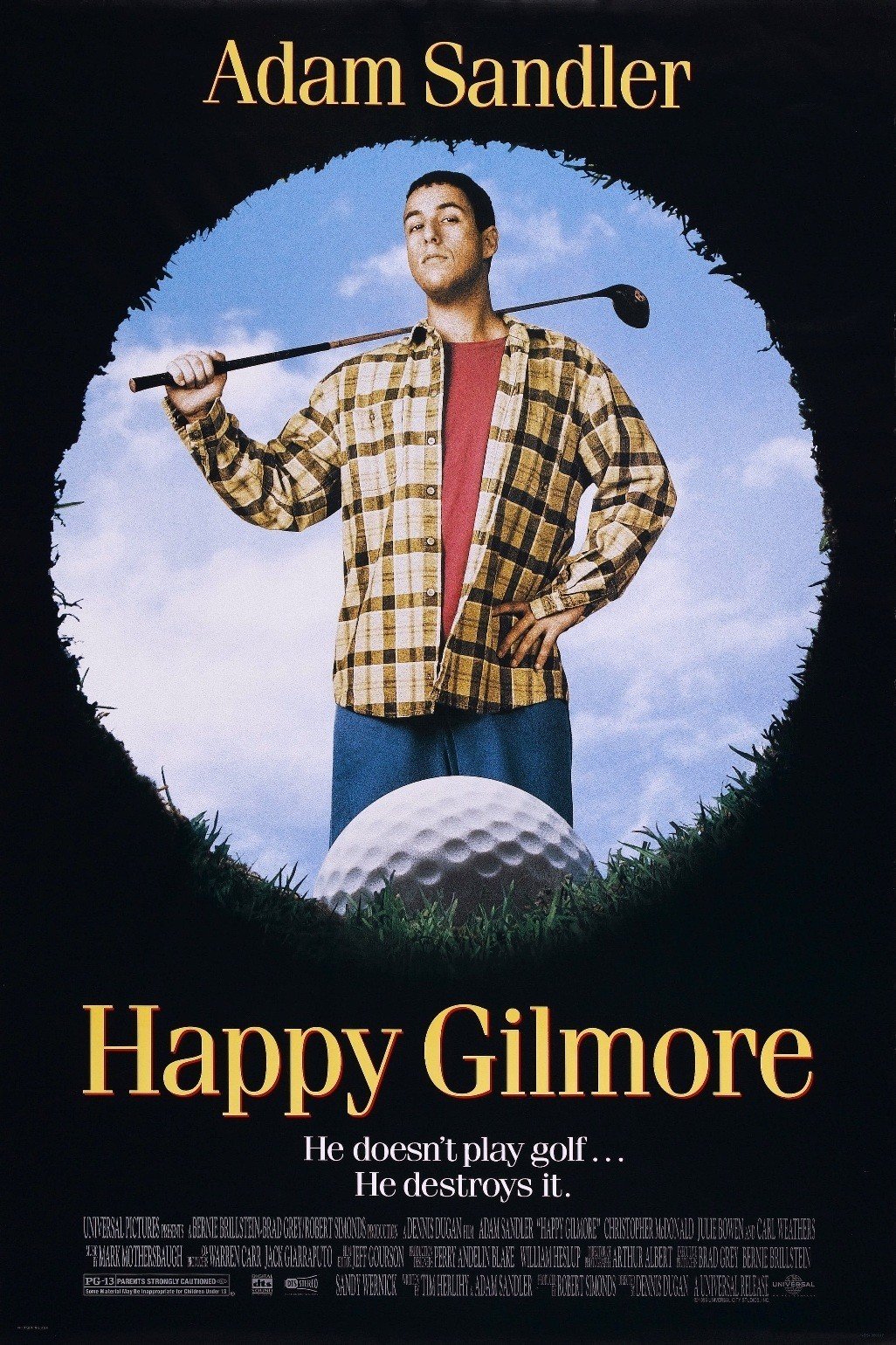 L'affiche du film Happy Gilmore