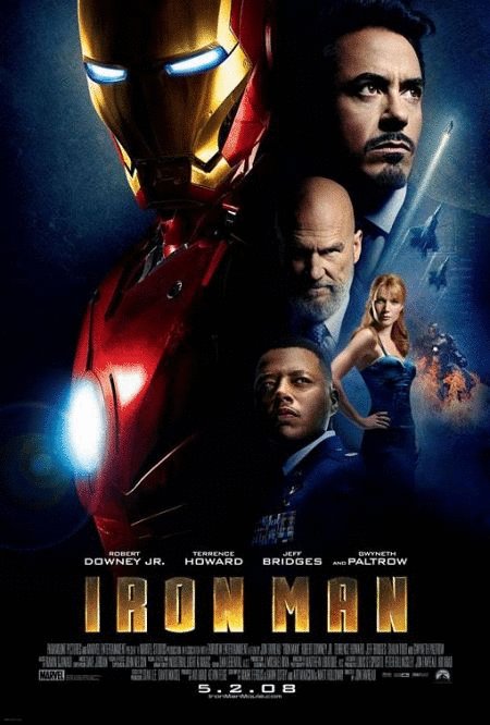 L'affiche du film Iron Man v.f.