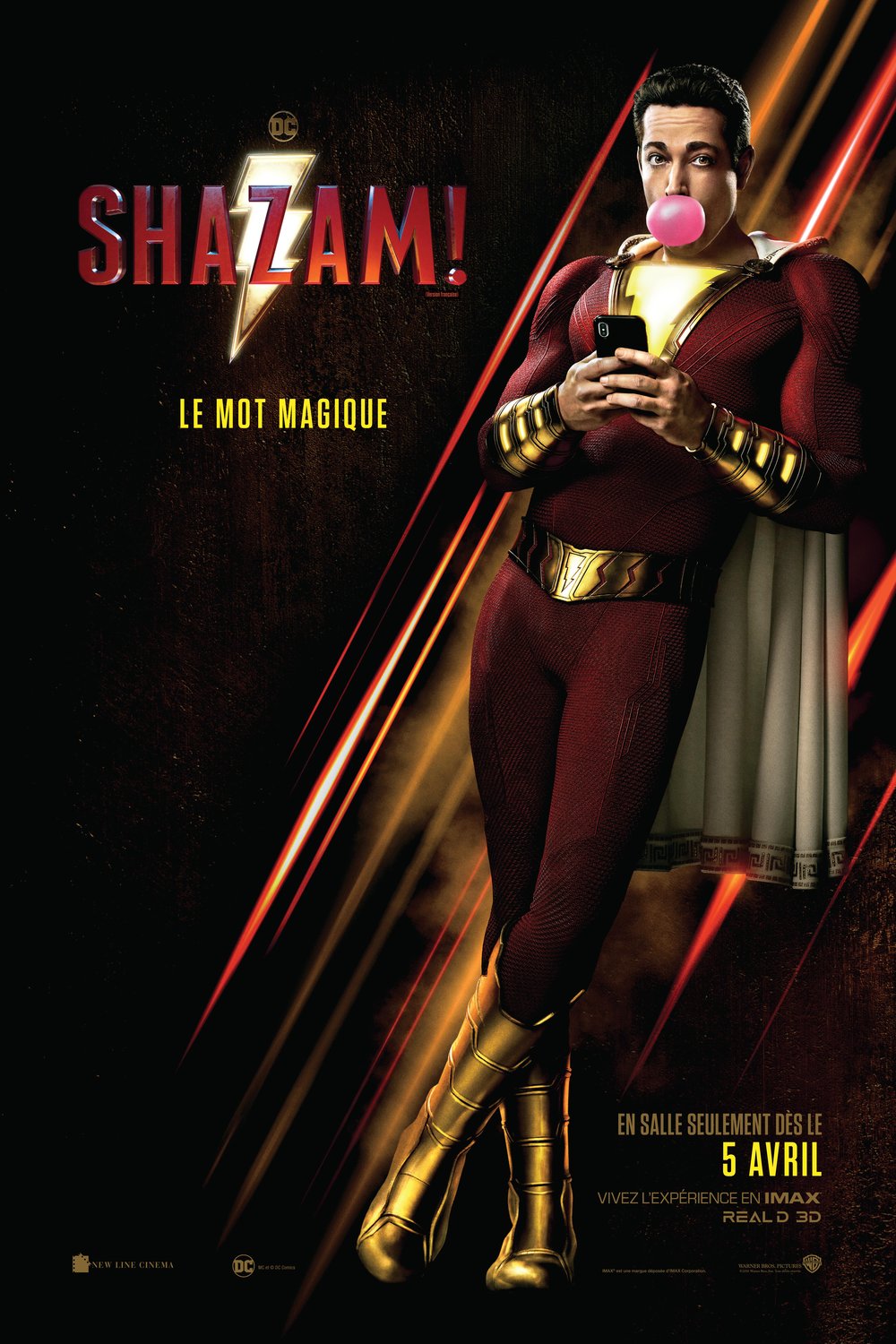 L'affiche du film Shazam!