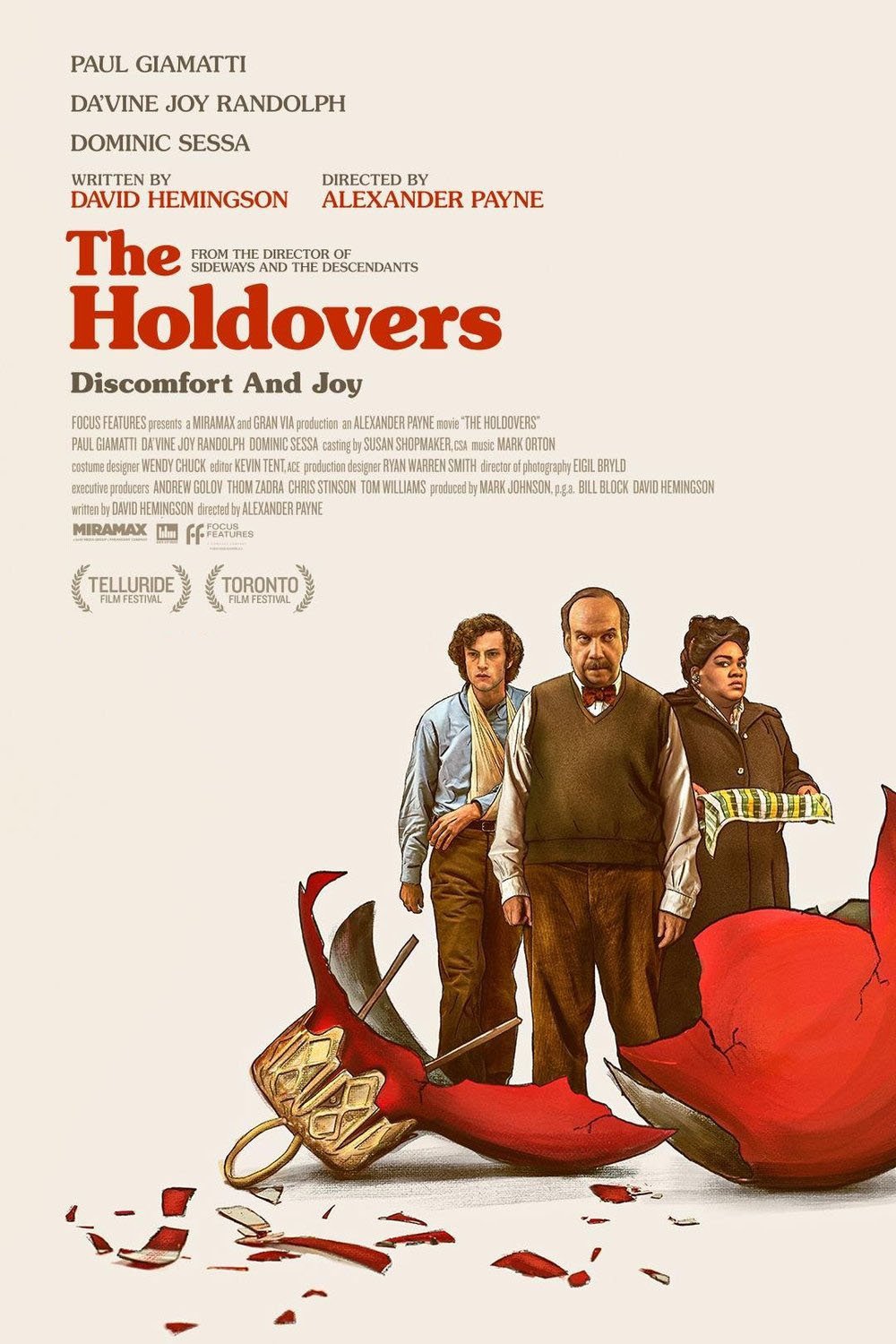 L'affiche du film The Holdovers