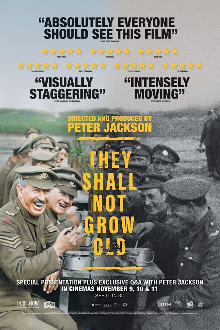 L'affiche du film They Shall Not Grow Old