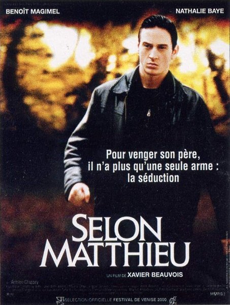 L'affiche originale du film Selon Matthieu en français