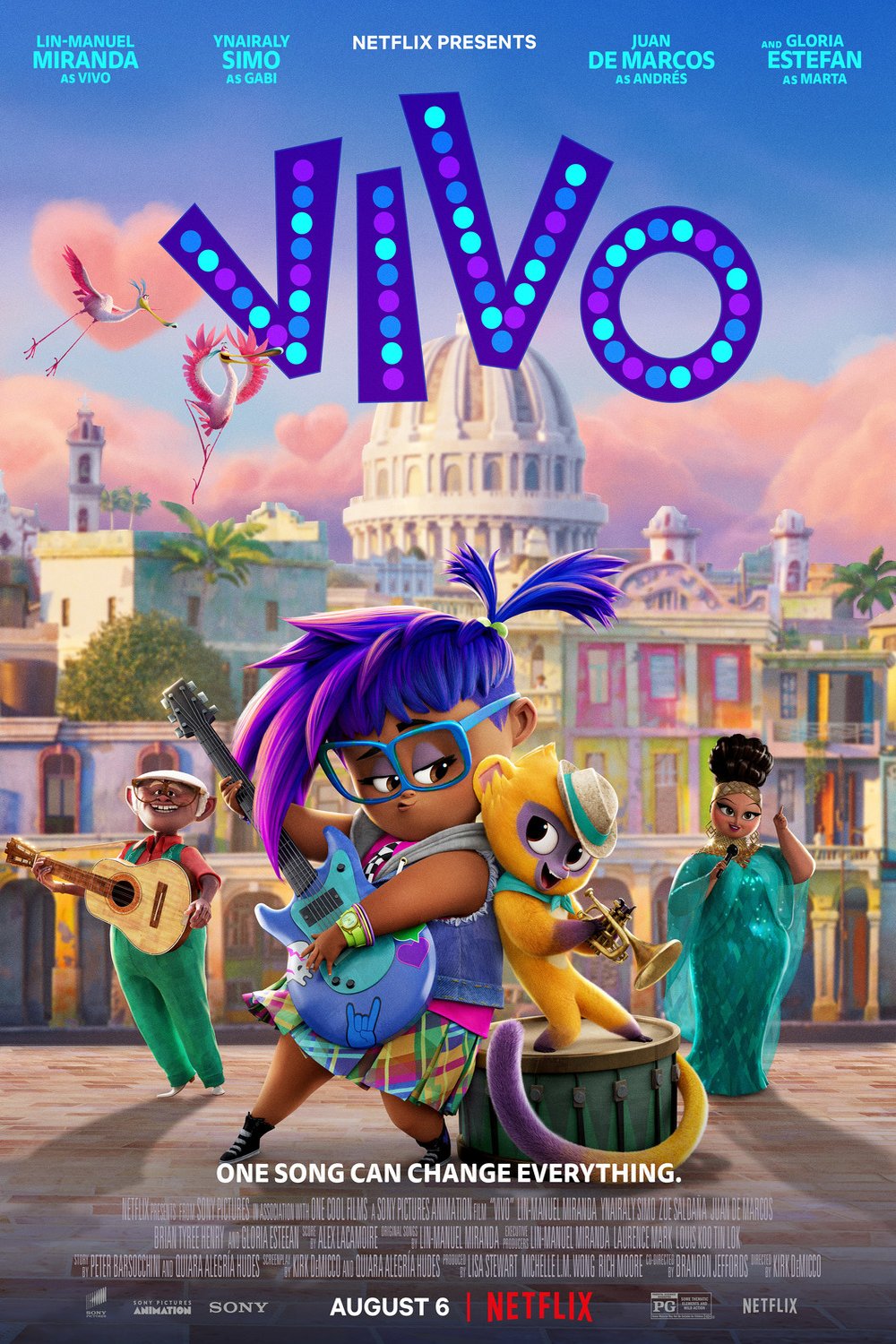 L'affiche du film Vivo