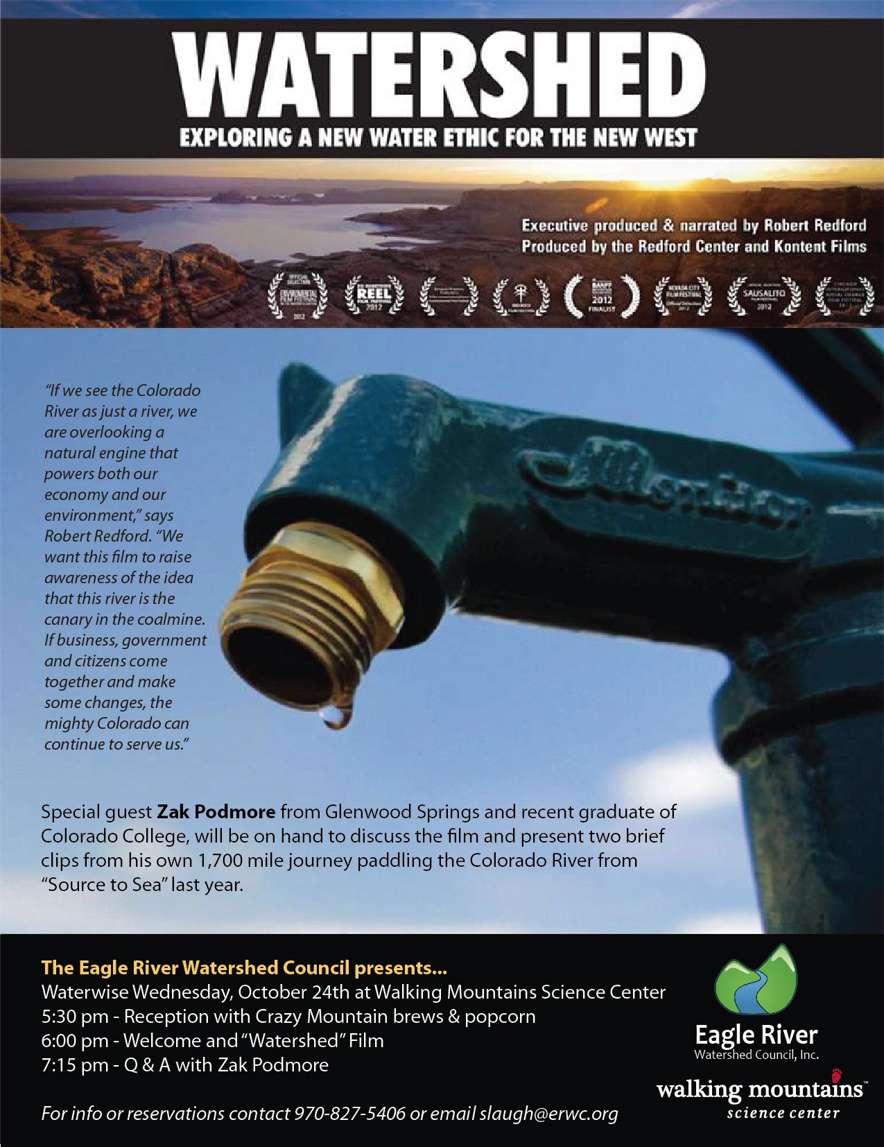 L'affiche du film Watershed: Exploring a New Water Ethic for the New West
