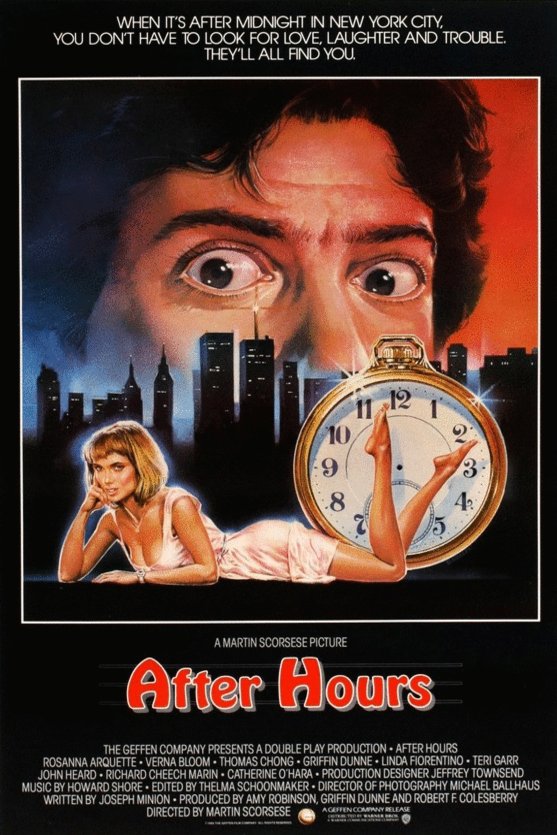 L'affiche du film After Hours