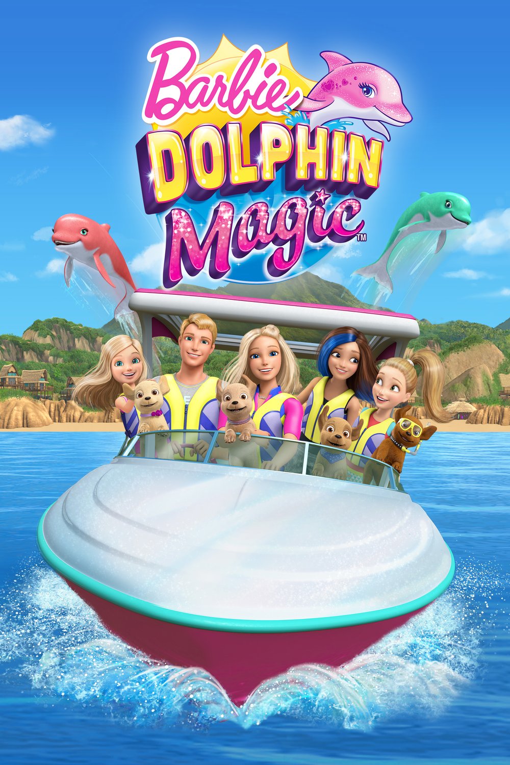 L'affiche du film Barbie: Dolphin Magic