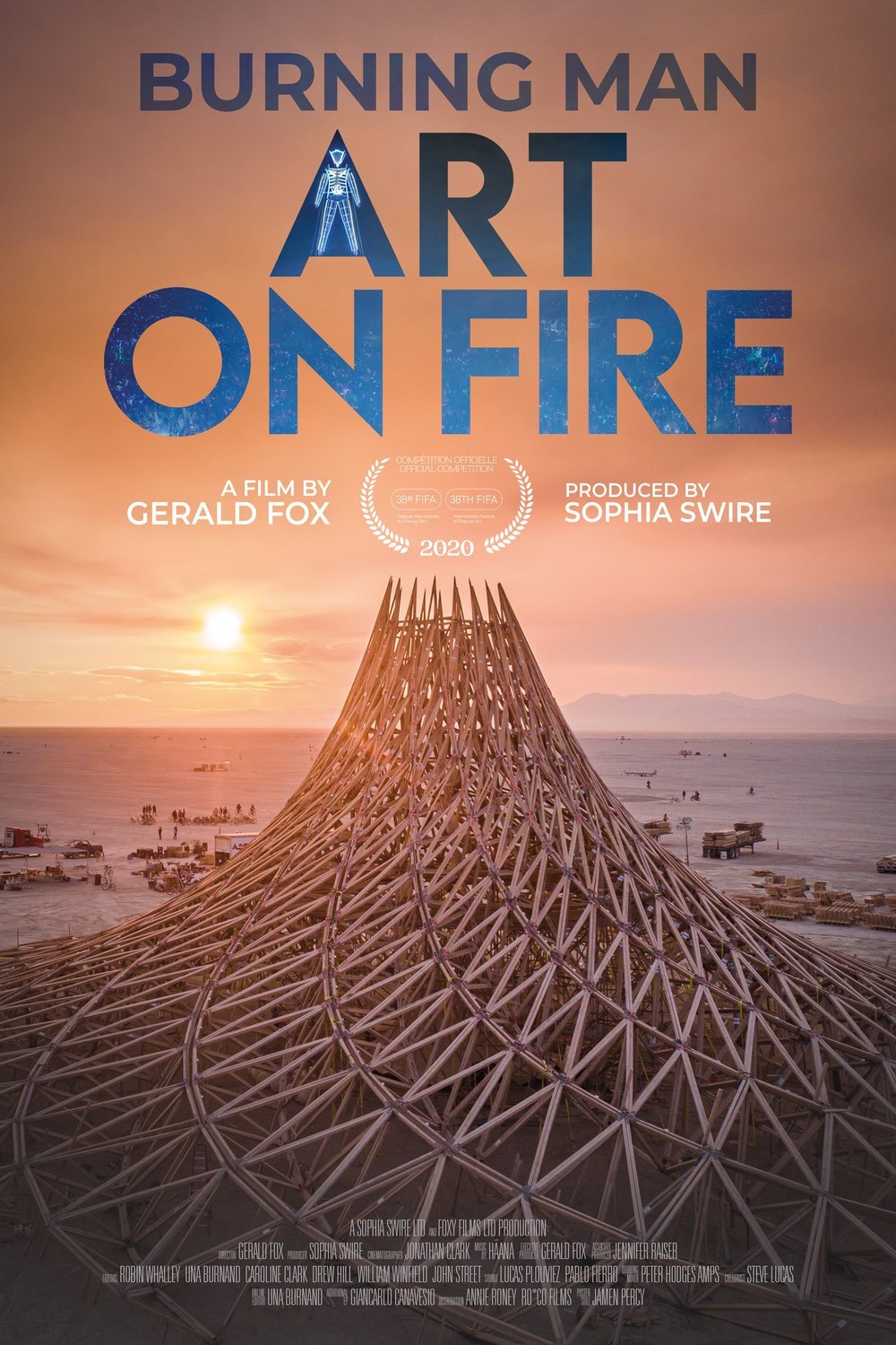 L'affiche du film Burning Man: Art on Fire