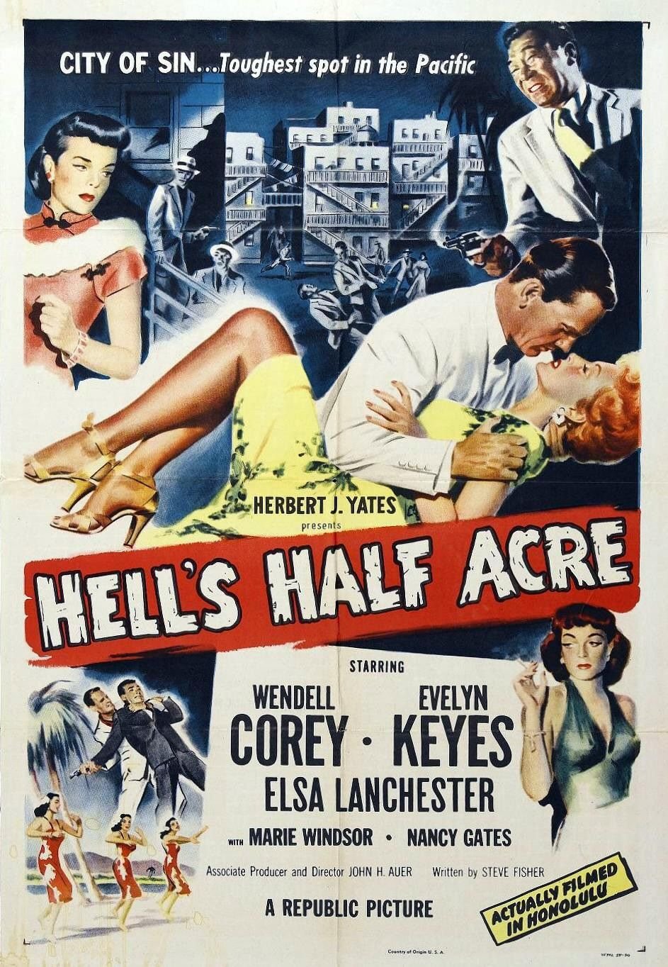 L'affiche du film Hell's Half Acre