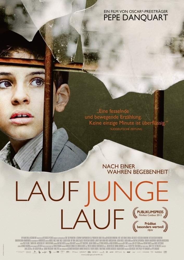 L'affiche originale du film Lauf Junge lauf en allemand