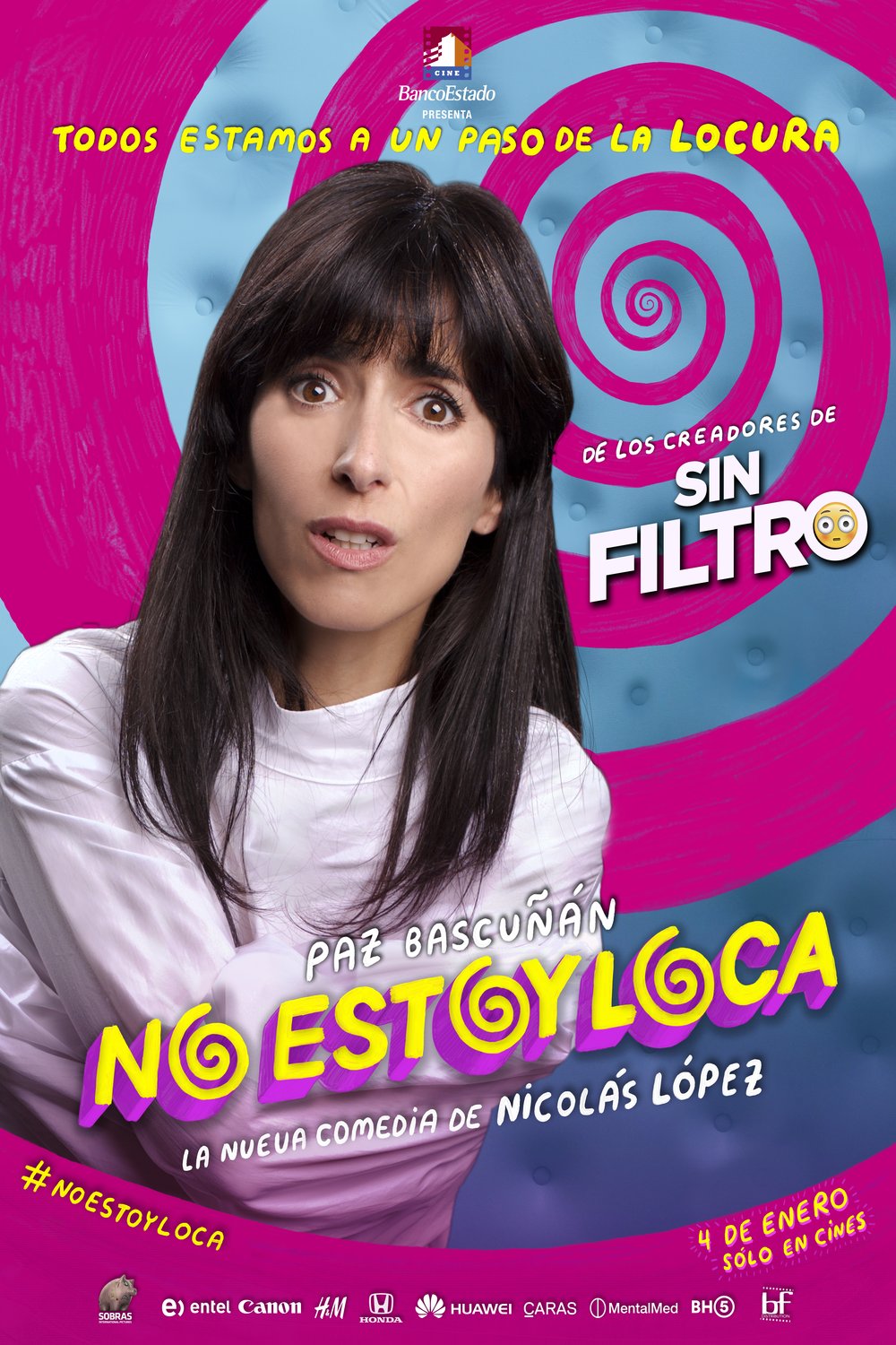 L'affiche originale du film No Estoy Loca en espagnol