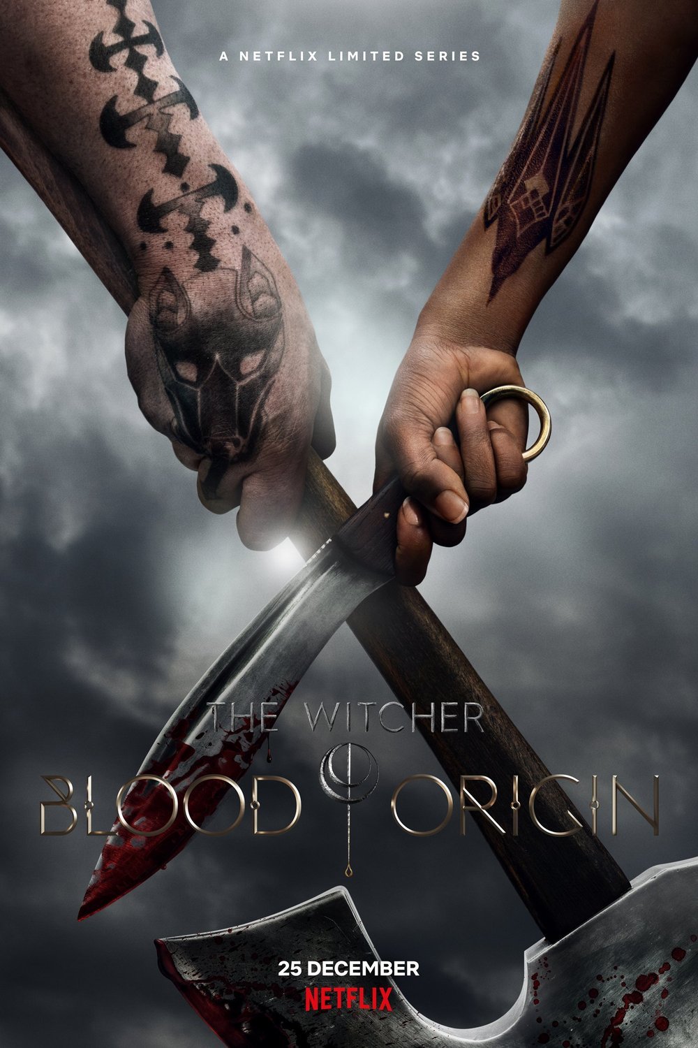L'affiche du film The Witcher: Blood Origin