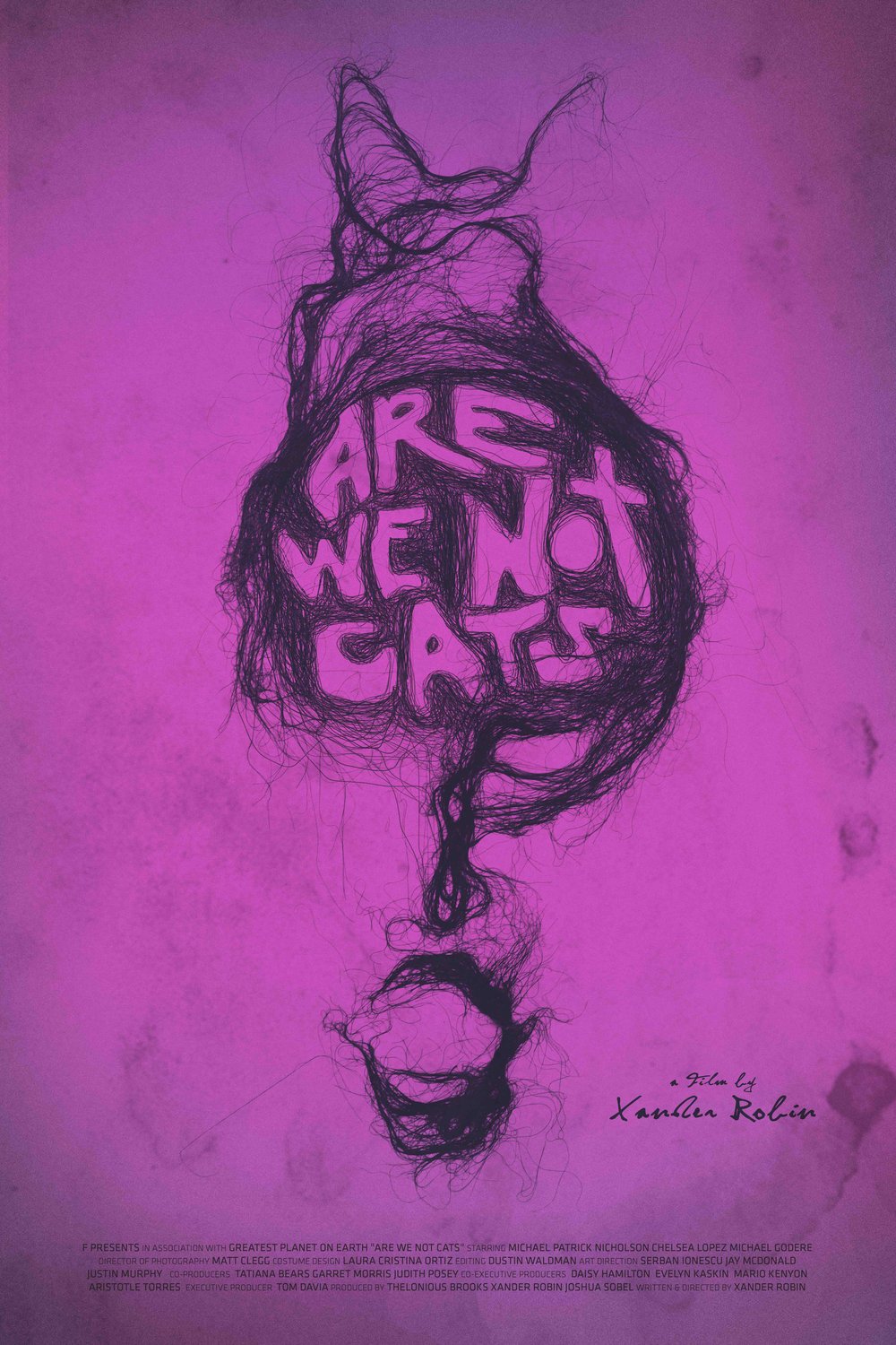 L'affiche du film Are We Not Cats
