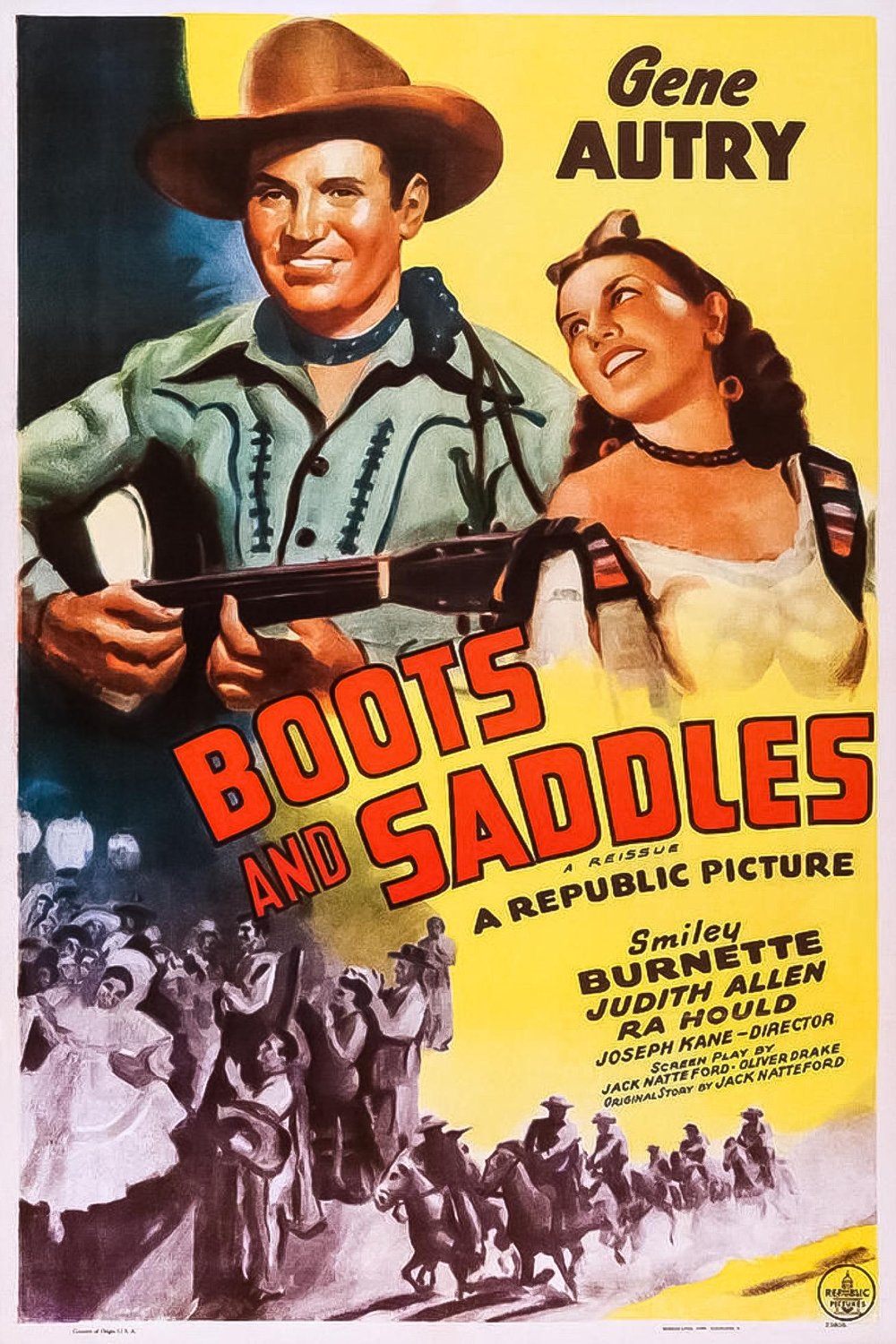 L'affiche du film Boots and Saddles
