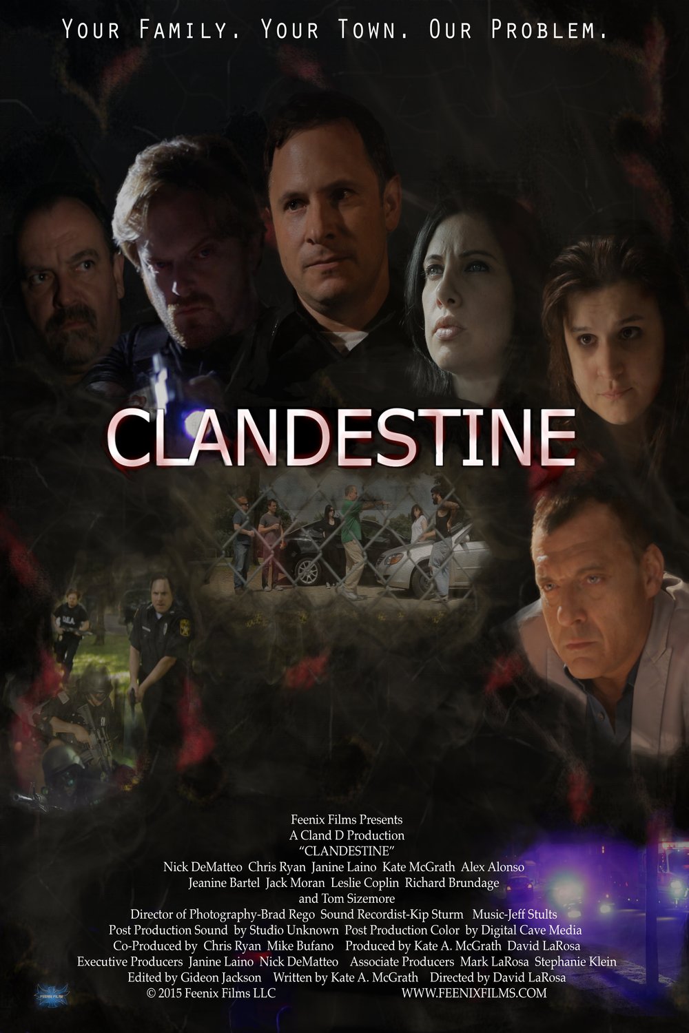 L'affiche du film Clandestine