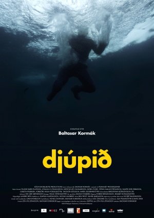 L'affiche originale du film Djúpið en Islandais
