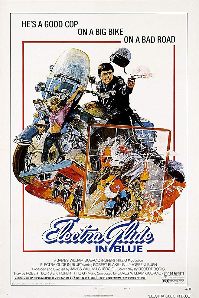 L'affiche du film Electra Glide in Blue