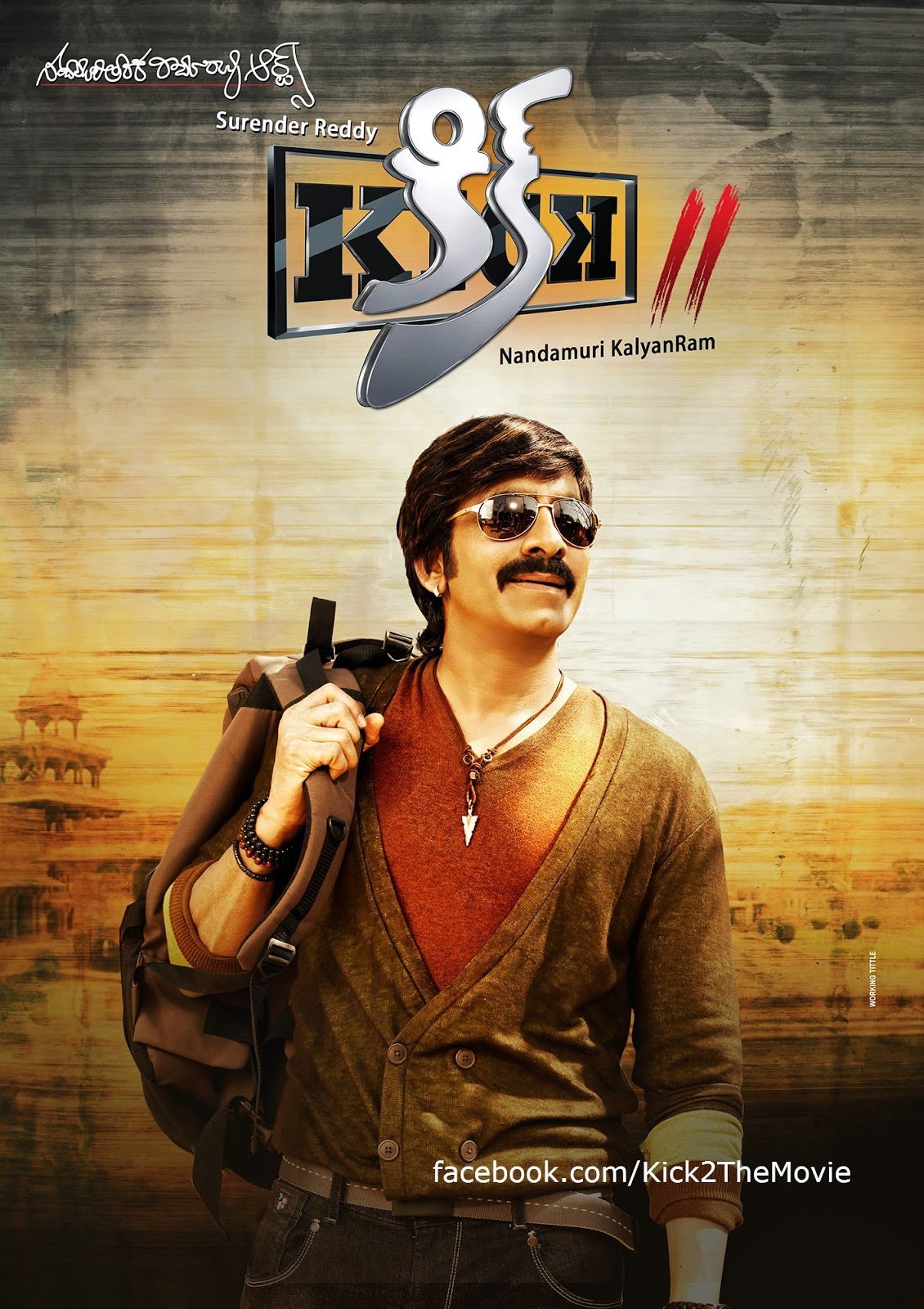 L'affiche originale du film Kick 2 en Telugu