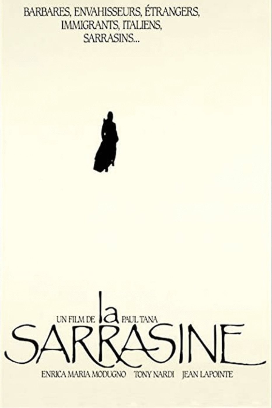 L'affiche du film La sarrasine