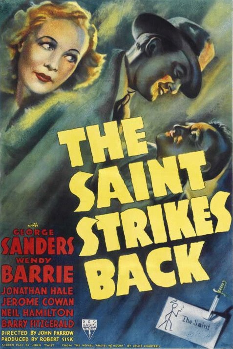 L'affiche du film The Saint Strikes Back