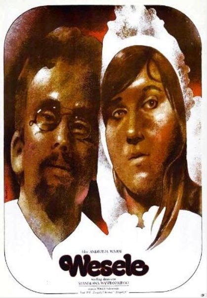 L'affiche originale du film Wesele en polonais