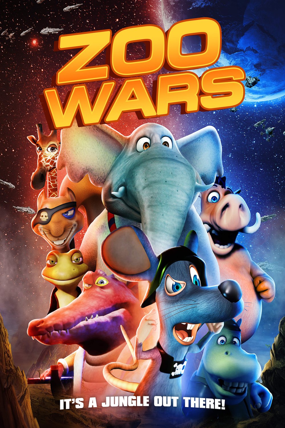 L'affiche du film Zoo Wars