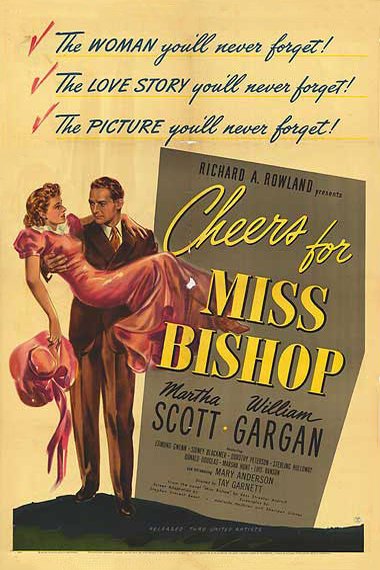 L'affiche du film Cheers for Miss Bishop