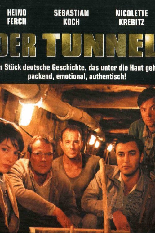 L'affiche originale du film Le Tunnel v.f. en allemand