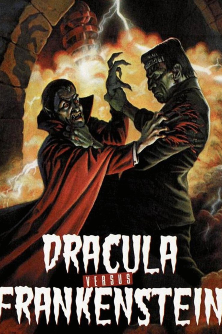 L'affiche du film Dracula vs. Frankenstein