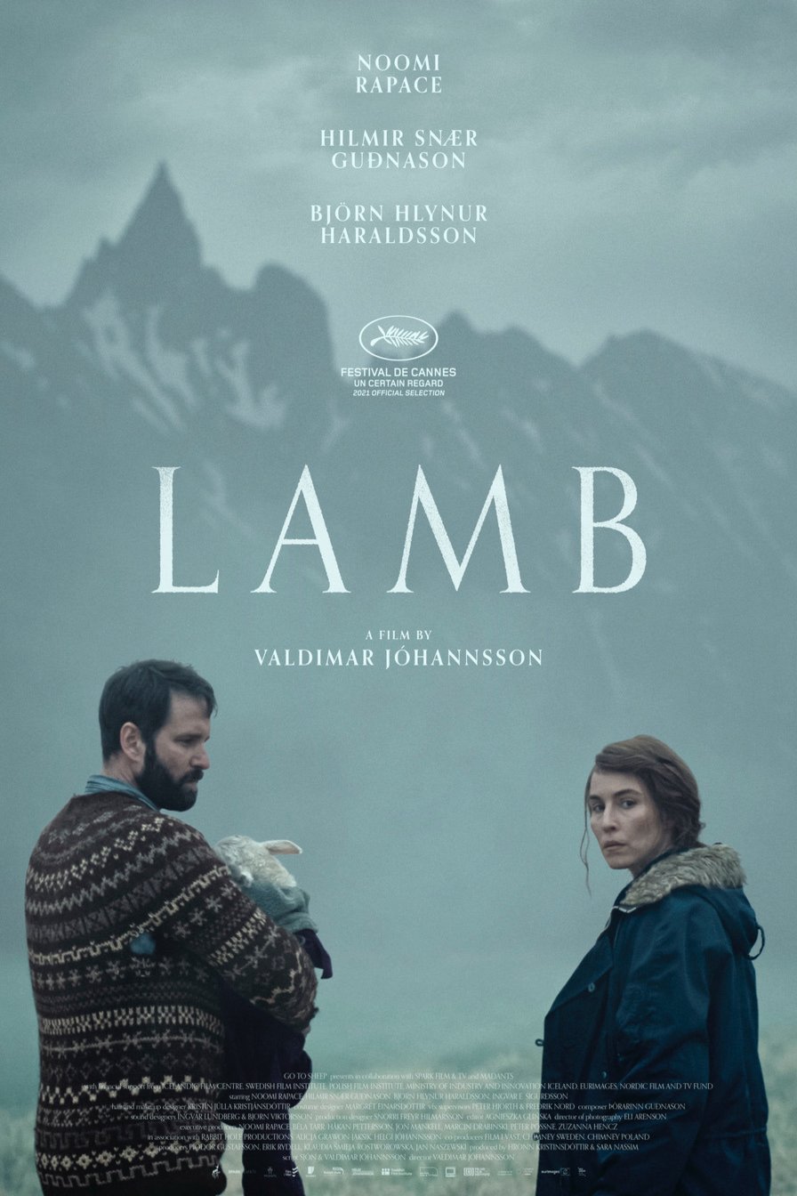 L'affiche originale du film Lamb en Islandais