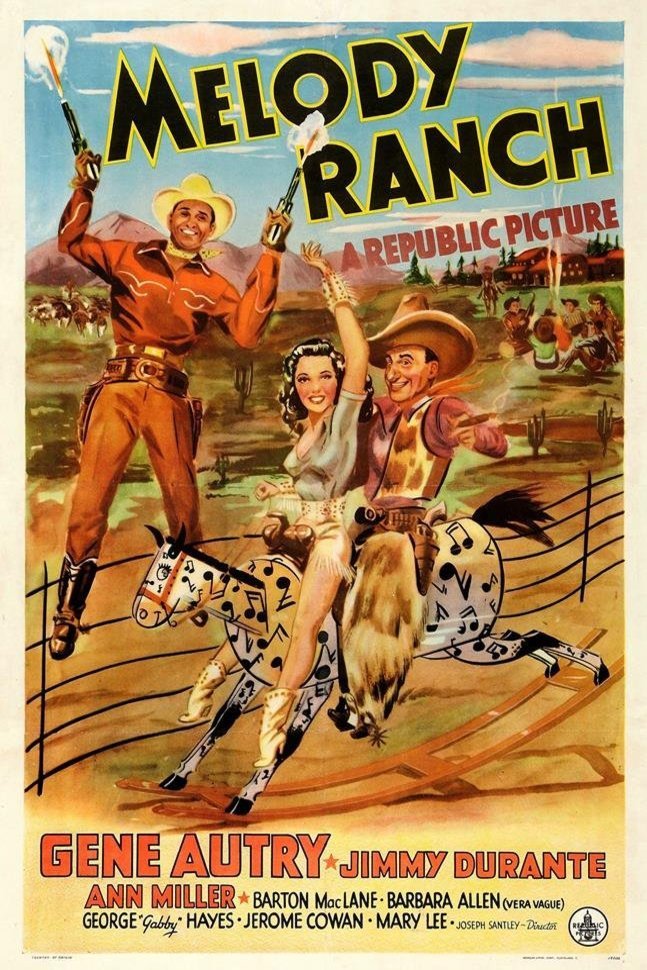 L'affiche du film Melody Ranch