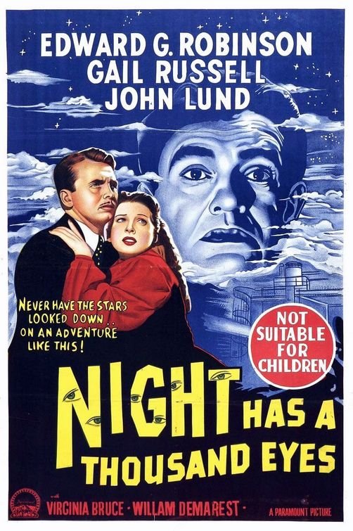 L'affiche du film Night Has a Thousand Eyes